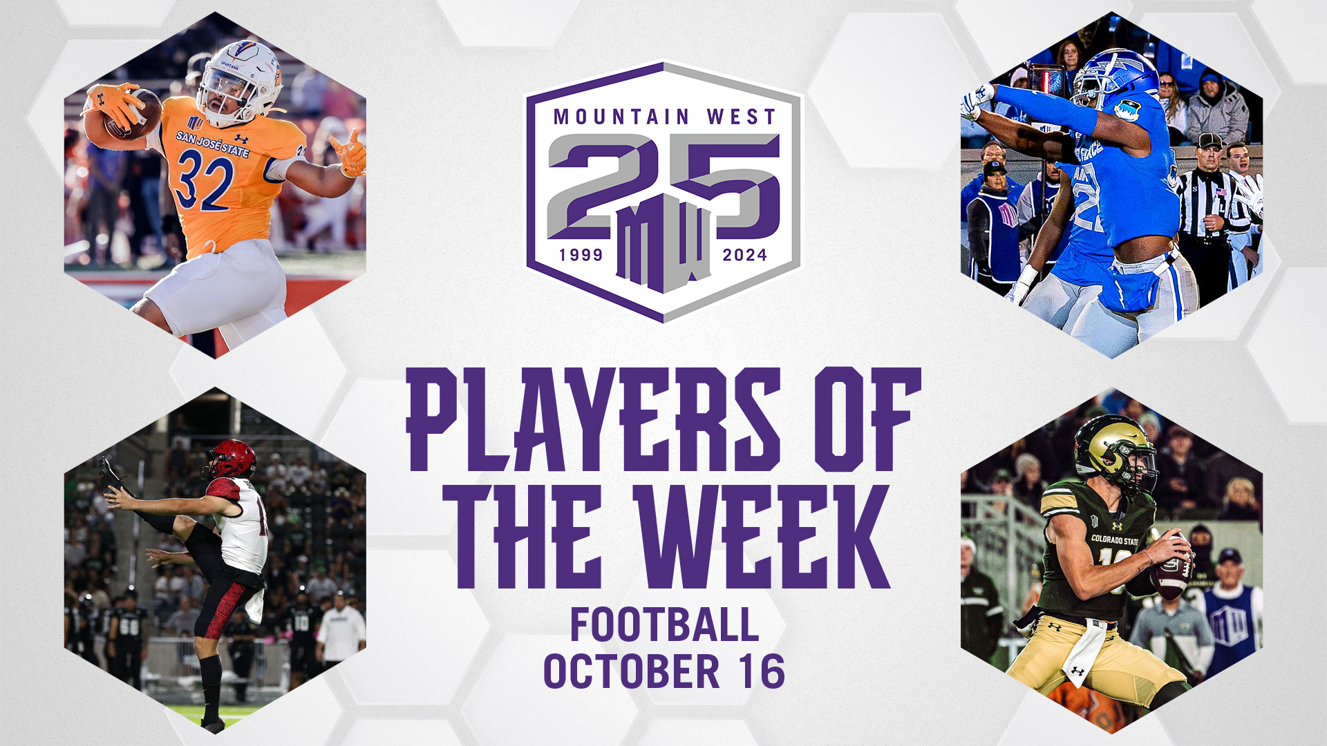 MW Football Players of the Week - Oct. 16