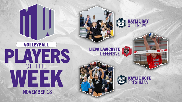 MW Volleyball Players of the Week - Nov. 18