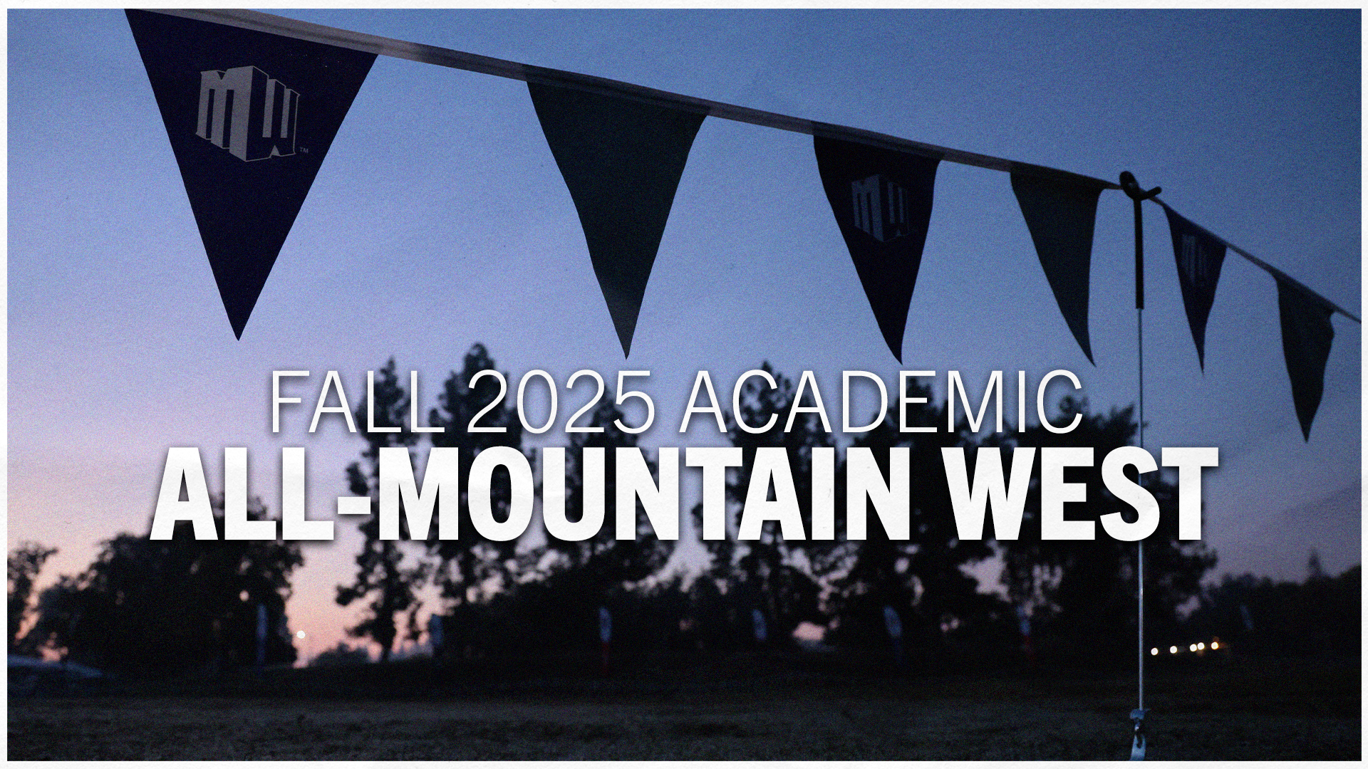 Fall 2025 Academic All-Mountain West Team Announced