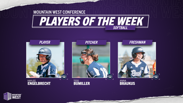 Mountain West Softball Players of the Week - April 20