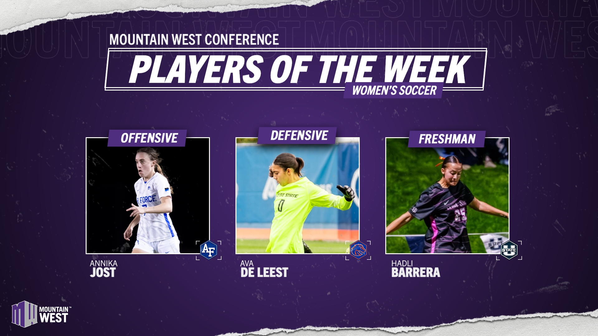 MW Soccer Players of the Week - Oct. 27