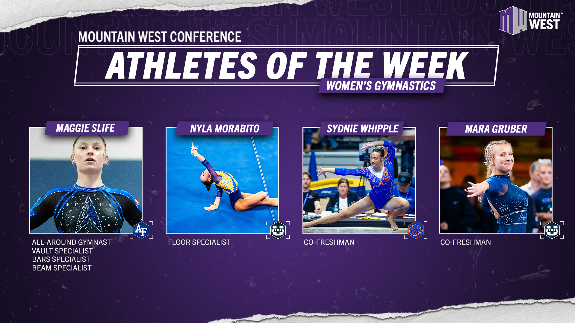 Mountain West Gymnastics Athletes of the Week – March 10