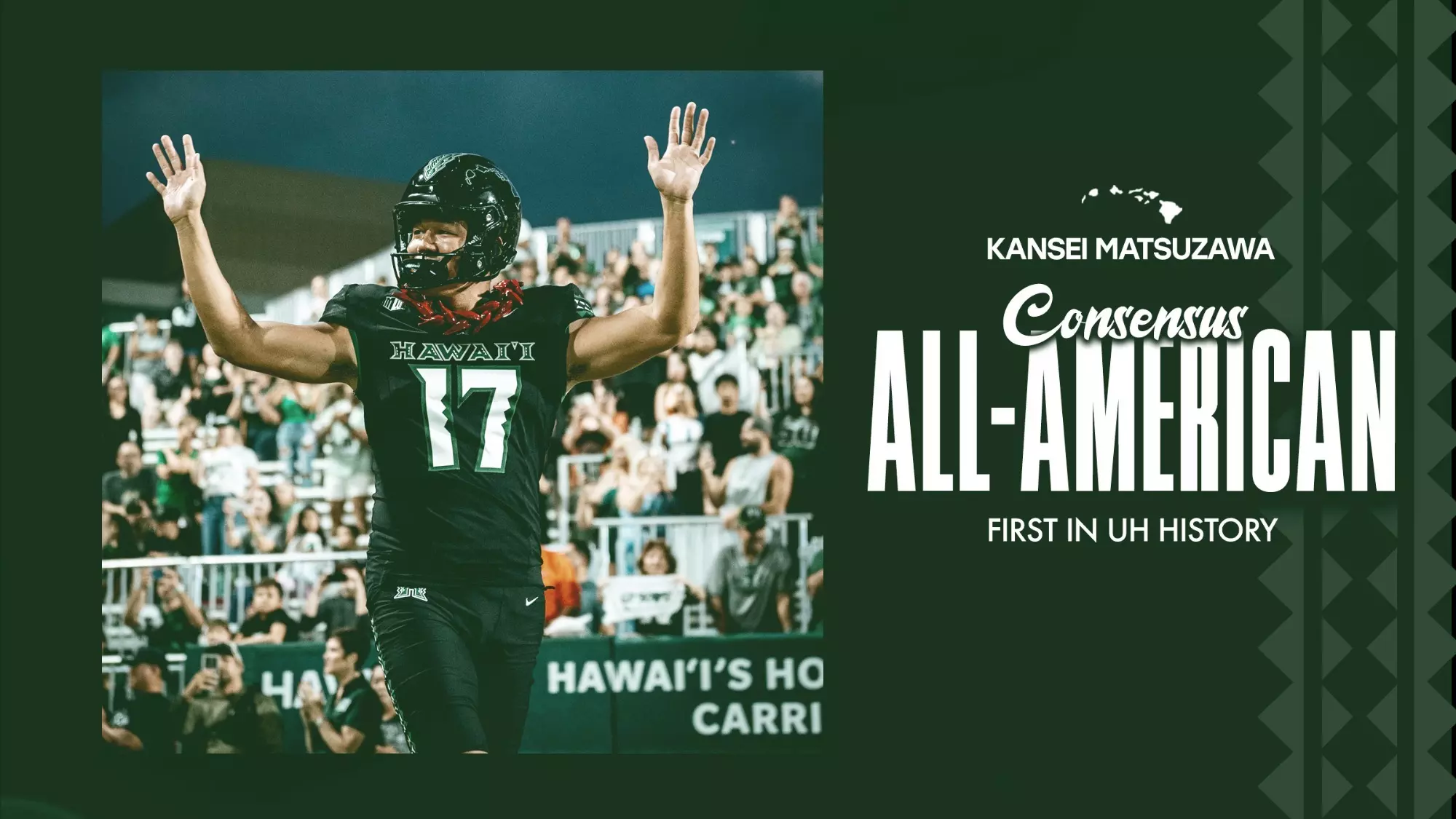 Matsuzawa UH’s First Consensus All-American
