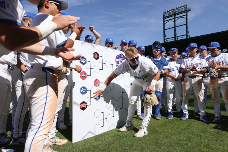 Air Force Run Rules UNLV in Opening Game of 2026 Credit Union 1 MW Baseball Championship