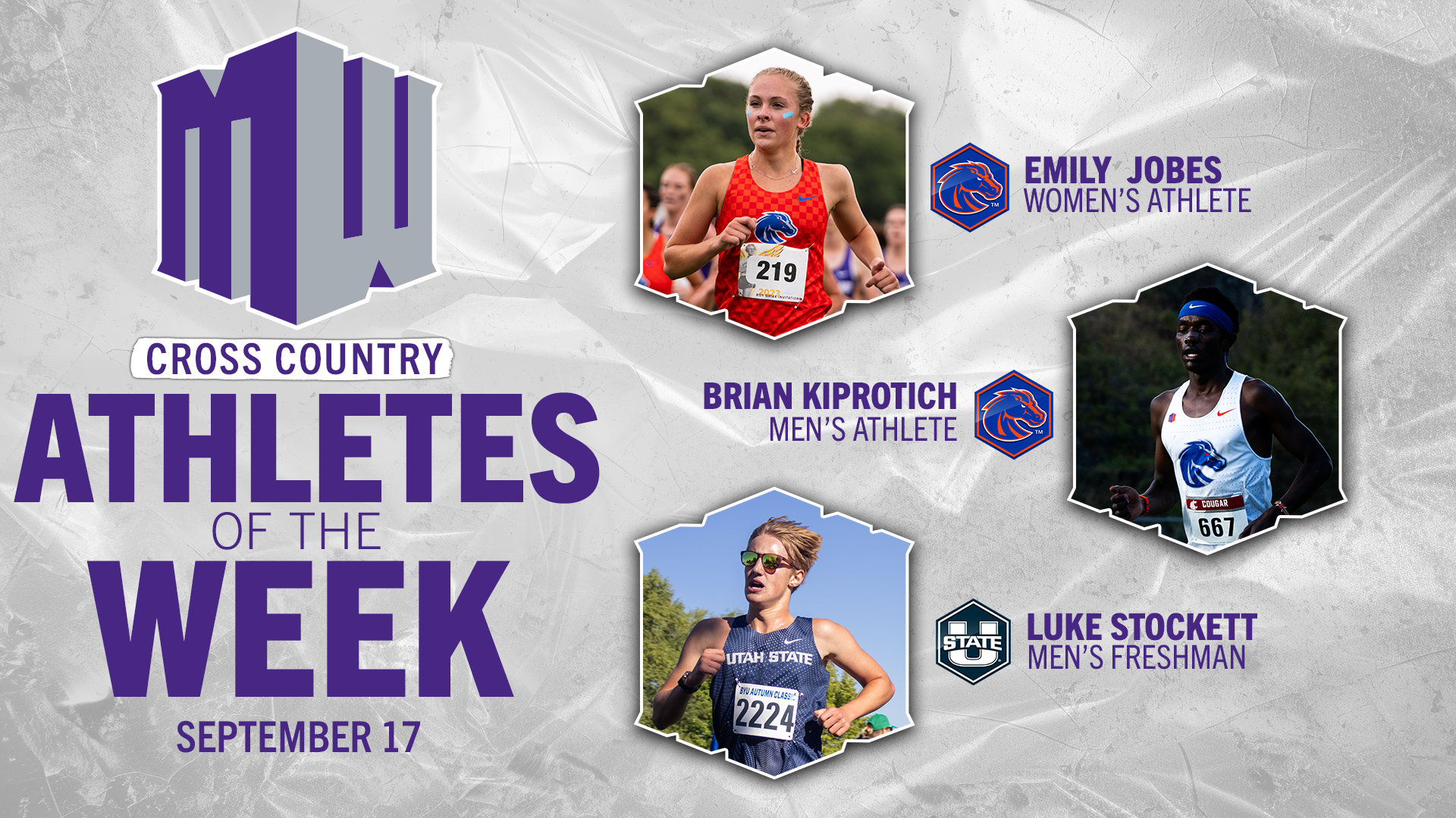 Mountain West Cross Country Athletes of the Week - Sept. 17