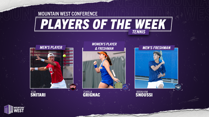 MW Tennis Players of the Week - Jan. 28