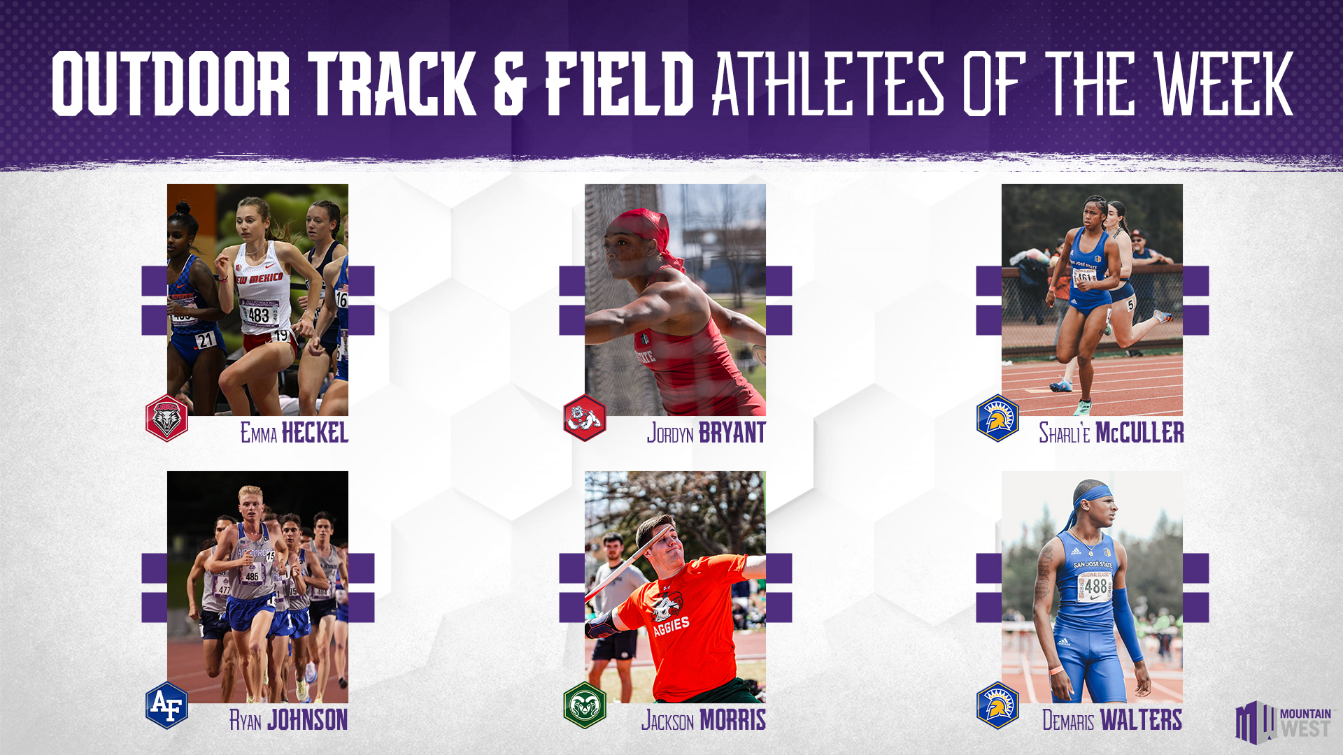 MW Track & Field Athletes of the Week - April 4