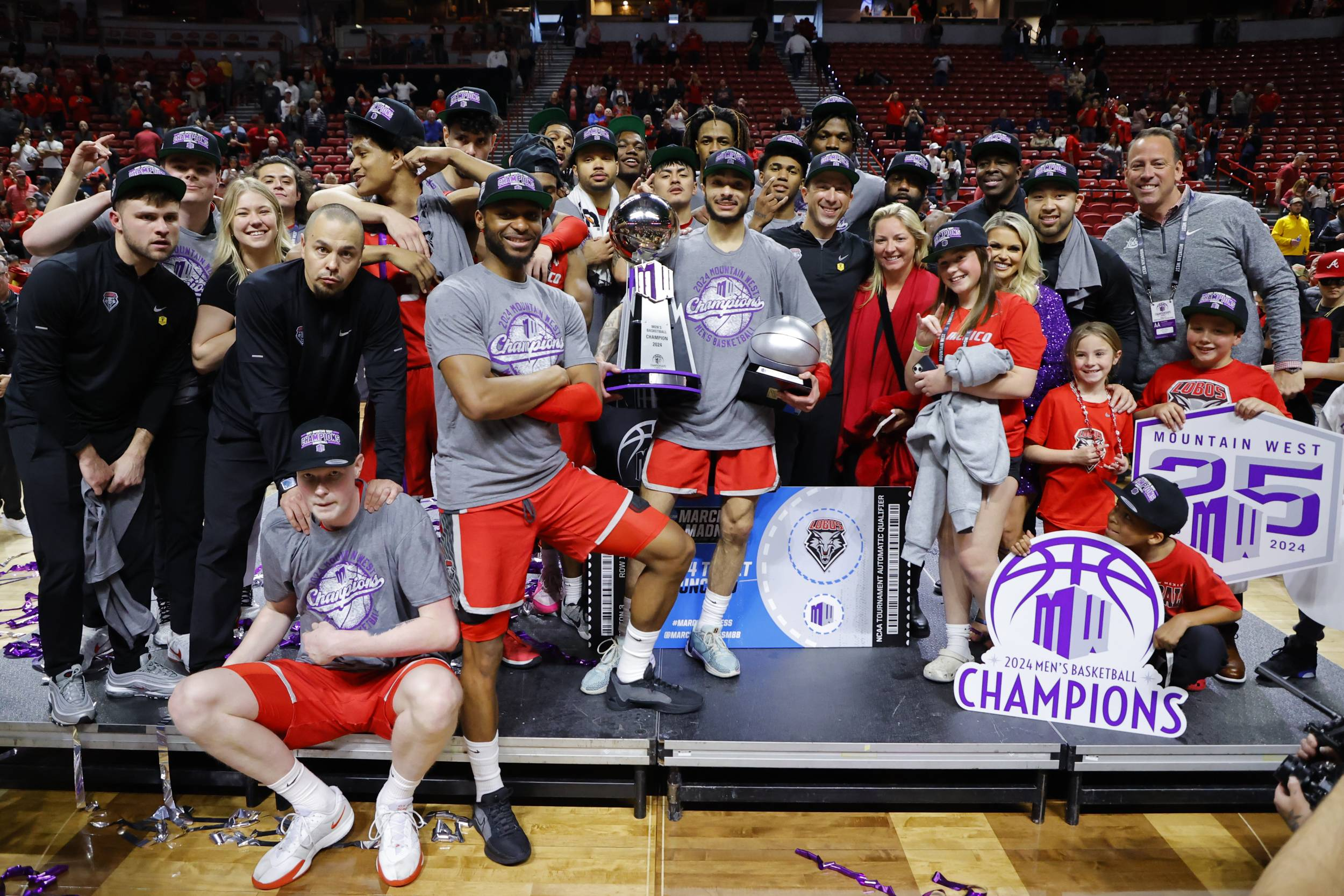 New Mexico Wins MW Men's Basketball Championship