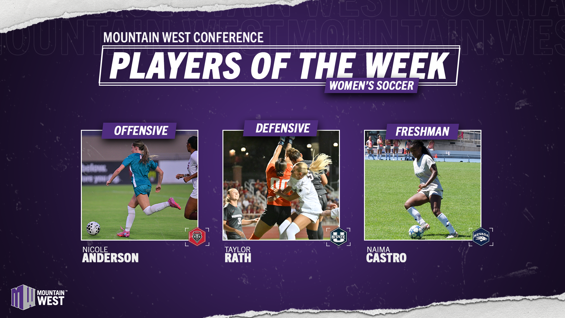 MW Soccer Players of the Week - Aug. 18