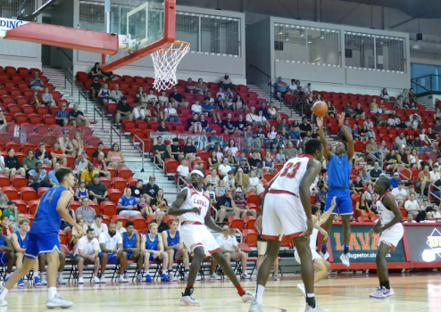 Air Force Defeats Defending Canadian National Champion Laval, 65-58, Sunday To Cap Canada Tour With 4-1 Record