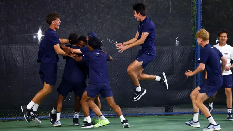 Men’s Tennis Wins MW Tournament with Epic 4-3 Win Over Boise State