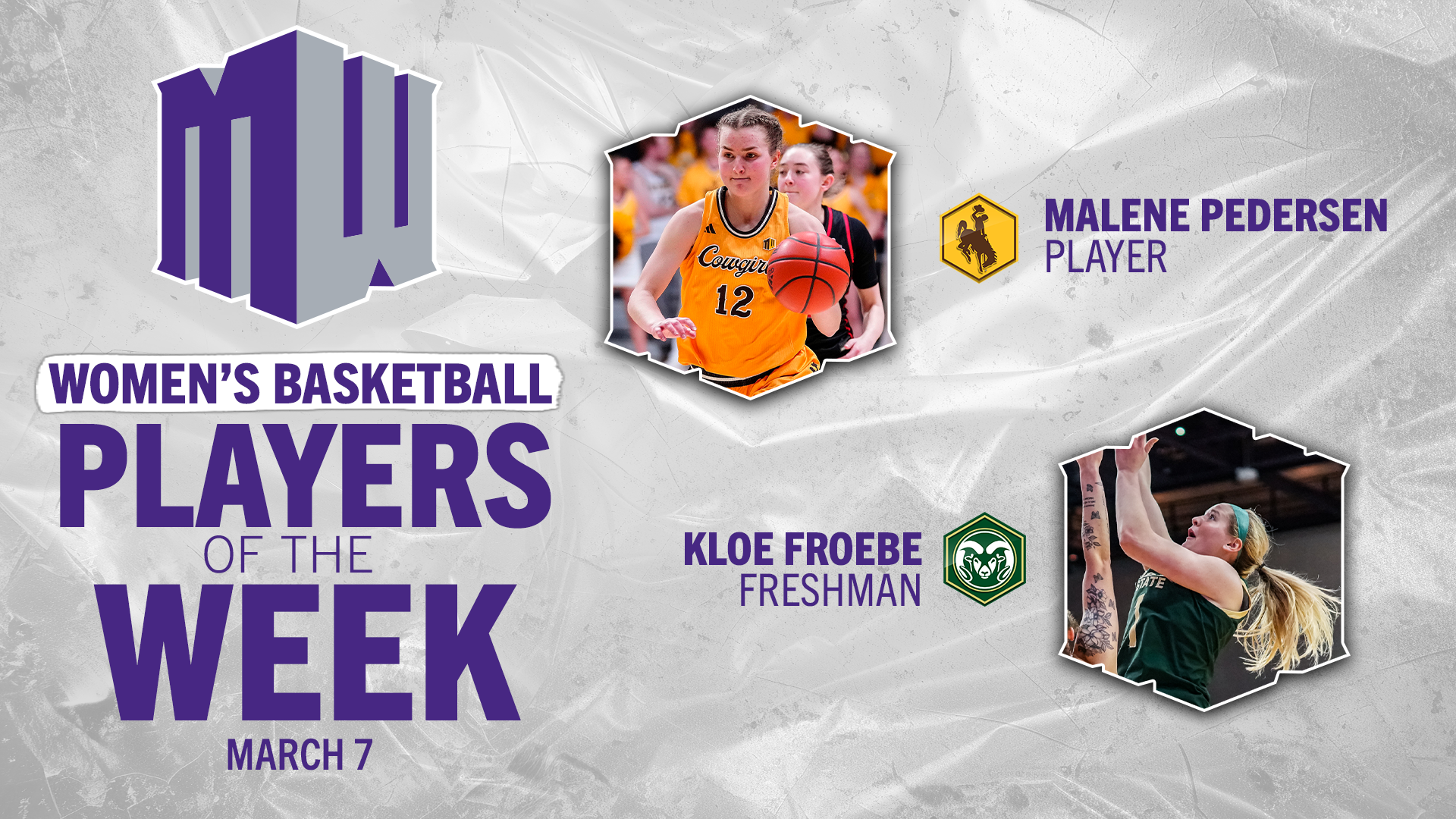 MW Women's Basketball Players of the Week - March 7