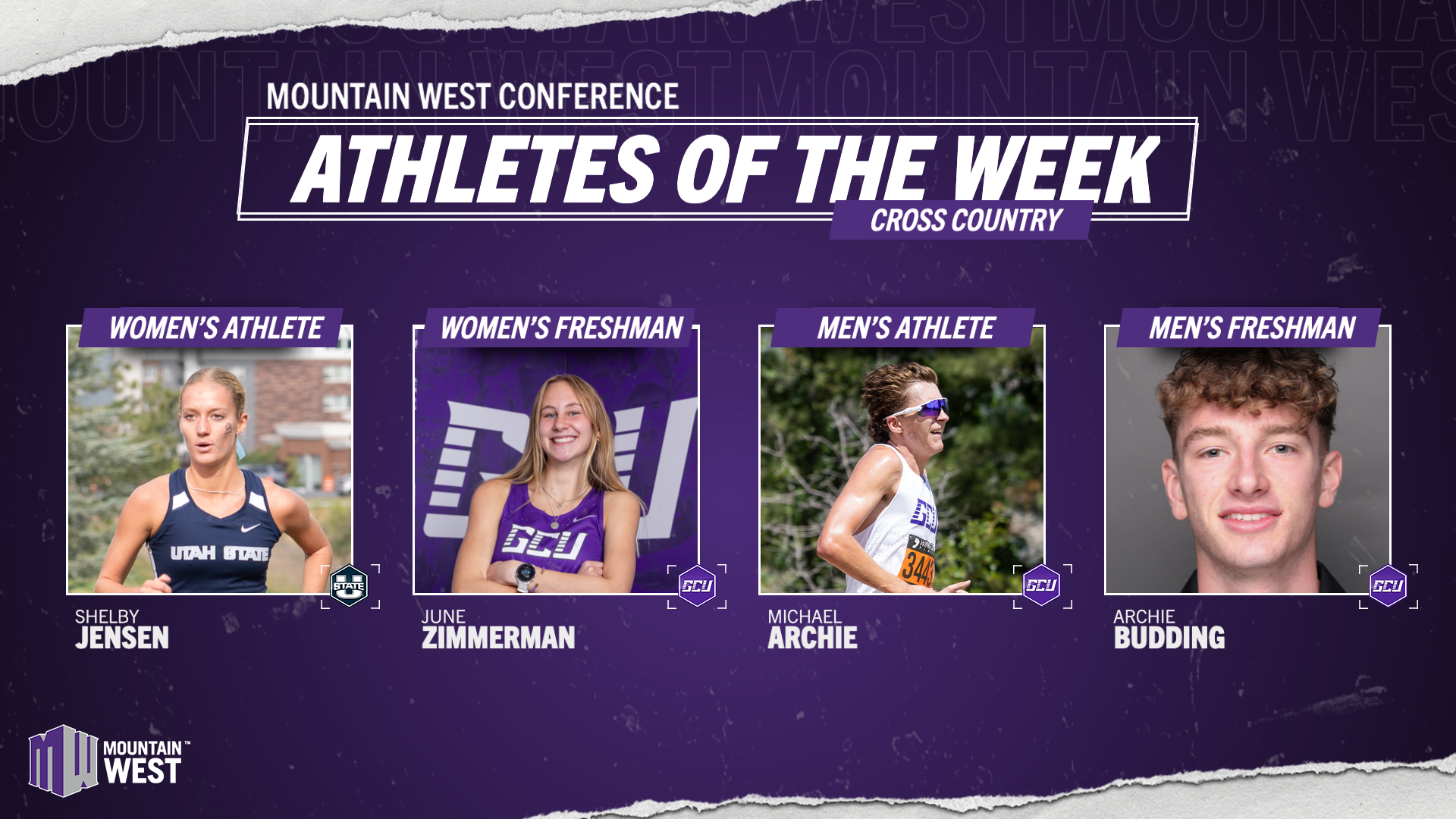 Mountain West Cross Country Athletes of the Week - Sept. 16