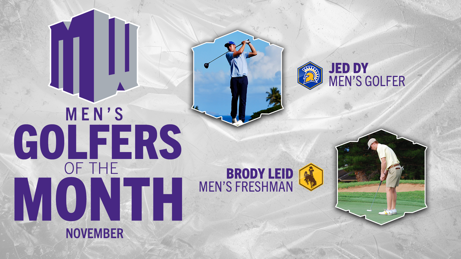 Mountain West Men's Golfers of the Month