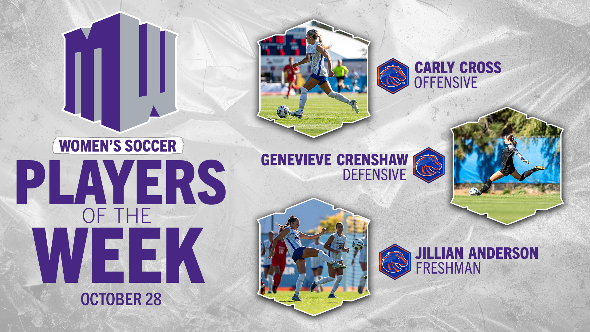 MW Soccer Players of the Week - Oct. 28