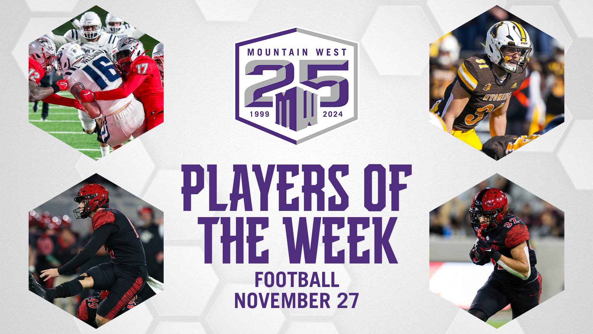 MW Football Players of the Week - Nov. 27